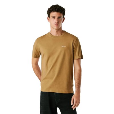 тениска,мъжки,тениски,дамски,тениски,pepe,jeans,contrast,connor,short,sleeve,t,shirt,brown,(camel,beige)