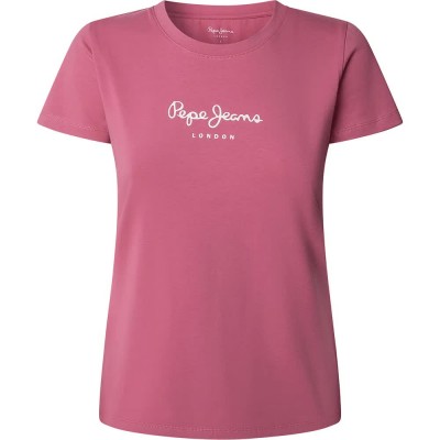 тениска,мъжки,тениски,дамски,тениски,pepe,jeans,new,virginia,short,sleeve,t,shirt,pink,(slate,rose,pink)