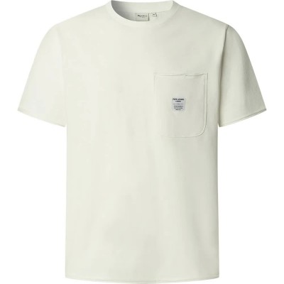 тениска,мъжки,тениски,дамски,тениски,pepe,jeans,sunday,short,sleeve,t,shirt,white,(off,white)