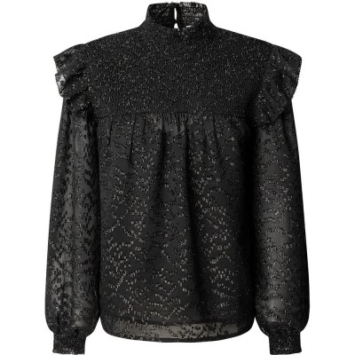 риза,с,дълъг,ръкав,дамски,ризи,мъжки,ризи,pepe,jeans,w11,marga,long,sleeve,shirt,black,(black)