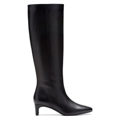 обувки,дамски,боти,мъжки,боти,clarks,shoes,edina,tall,boots,black,(black)