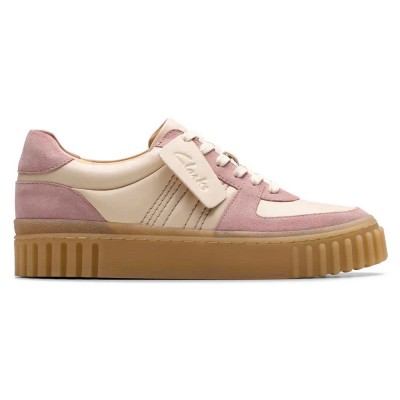 обувки,дамски,обувки,clarks,shoes,mayhill,lace,shoes,white,(light,pink)