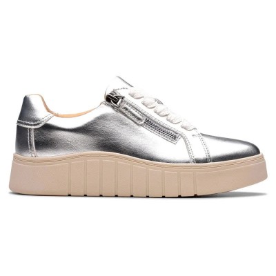 обувки,мъжки,маратонки,дамски,маратонки,clarks,shoes,mykah,joy,trainers,silver,(silver)