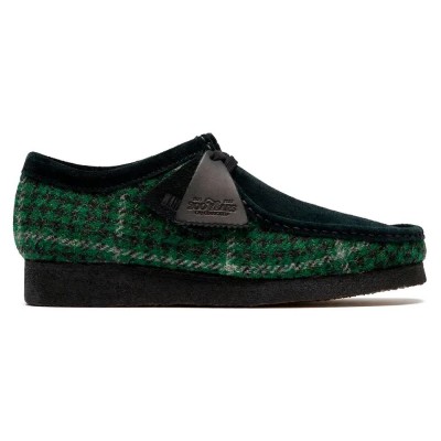 обувки,мъжки,обувки,clarks,shoes,wallabee,shoes,green,(green,tweed,comb)