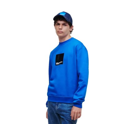 блуза,мъжки,пуловери,karl,lagerfeld,231d1804,regular,logo,sweatshirt,blue,(klj,blue)