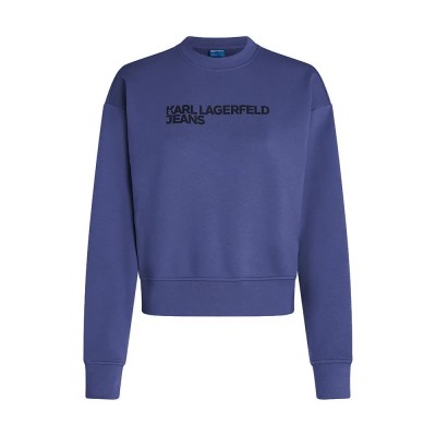 блуза,дамски,блузи,karl,lagerfeld,a1w20005,regular,essential,logo,sweatshirt,blue,(skipper,blue)