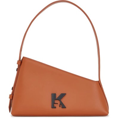 чанта,за,през,рамо,всички,чанти,karl,lagerfeld,a1w30334,geo,leather,shoulder,bag,brown,(sugar,almond)