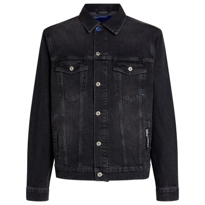 яке,мъжки,якета,дамски,якета,и,палта,karl,lagerfeld,a3m14062,regular,denim,jacket,black,(washed,dark,grey)