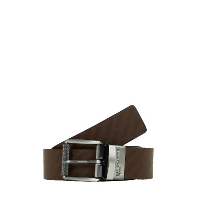 колан,колани,karl,lagerfeld,a3m33126,reversible,debossed,belt,brown,(chipmunk)