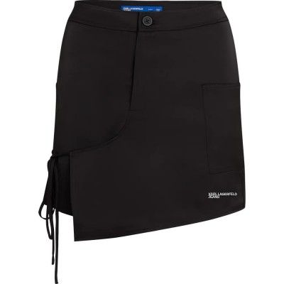 пола,дамски,поли,и,рокли,karl,lagerfeld,a3w12005,satin,mini,skirt,black,(black)