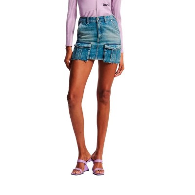 пола,дамски,поли,и,рокли,karl,lagerfeld,a3w12008,utility,mini,denim,skirt,blue,(tinted,visual,washed,blue)