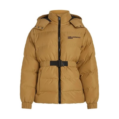 яке,мъжки,якета,дамски,якета,и,палта,karl,lagerfeld,a3w15023,belted,puffer,jacket,brown,(chipmunk)