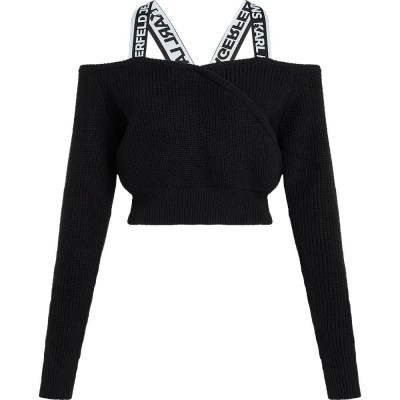 блуза,мъжки,пуловери,дамски,пуловери,karl,lagerfeld,jeans,a3w18009,sweater,black,(black)