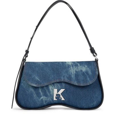 чанта,за,през,рамо,всички,чанти,karl,lagerfeld,a3w30216,sunglasses,w,flap,denim,shoulder,bag,blue,(tinted,visual,washed,blue)