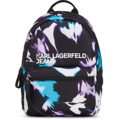 раница,раници,karl,lagerfeld,a3w30261,essential,aop,backpack,black,(floral,aop,black)