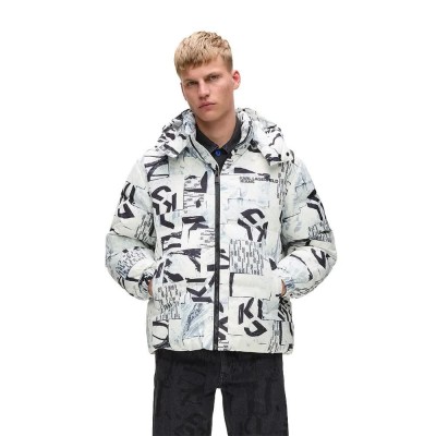 яке,мъжки,якета,дамски,якета,и,палта,karl,lagerfeld,a4m15026,aop,puffer,jacket,white,(urban,texture,aop)