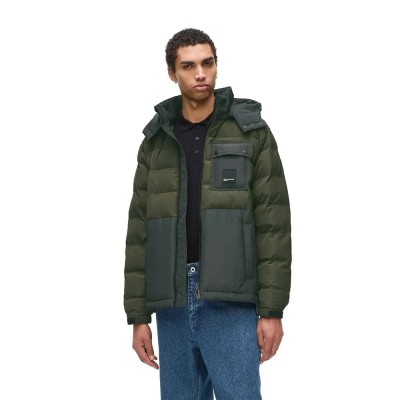 яке,мъжки,якета,дамски,якета,и,палта,karl,lagerfeld,a4m15029,utility,puffer,jacket,green,(forest,night)