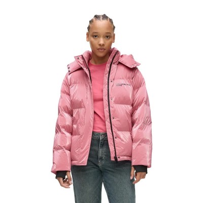 яке,мъжки,якета,дамски,якета,и,палта,karl,lagerfeld,a4w15020,pearlized,puffer,jacket,pink,(slate,rose)