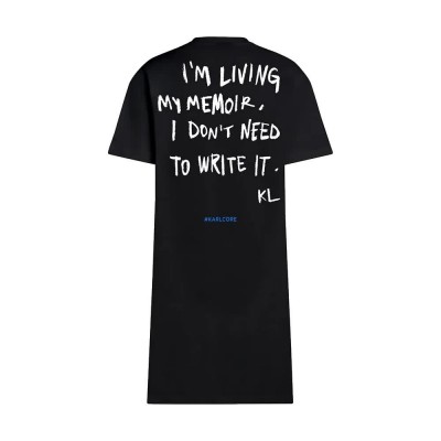 рокля,дамски,поли,и,рокли,karl,lagerfeld,a4w13054,karlism,short,sleeve,short,dress,black,(black)