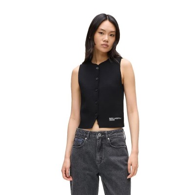 елек,дамски,сака,karl,lagerfeld,a4w18060,waistcoat,black,(black)