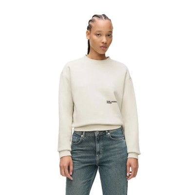 блуза,дамски,блузи,karl,lagerfeld,a4w20003,regular,bandana,sweatshirt,beige,(moonstruck)