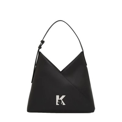 чанта,всички,чанти,karl,lagerfeld,a4w30247,geo,leather,small,tote,bag,black,(black)