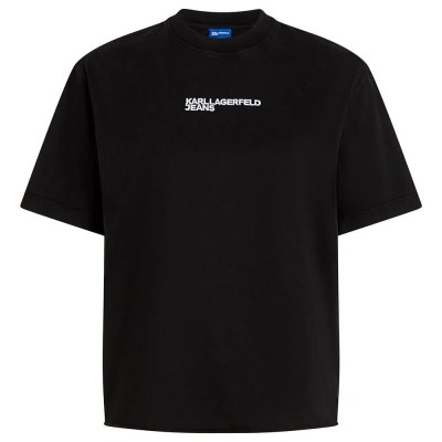 тениска,мъжки,тениски,дамски,тениски,karl,lagerfeld,a4w17004,regular,washed,logo,short,sleeve,t,shirt,black,(black)