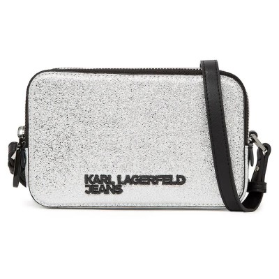всички,чанти,karl,lagerfeld,jeans,a4w30246,metal,logo,crossbody,silver,(silver)