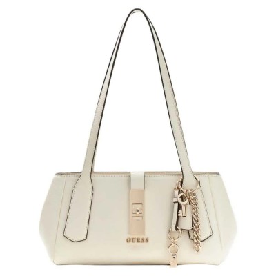 чанта,всички,чанти,guess,brooke,satchel,bag,beige,white,(off,white)