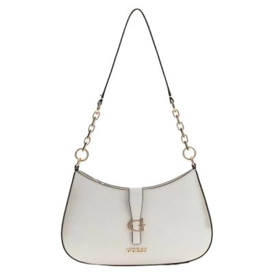 чанта,за,през,рамо,всички,чанти,guess,carrie,top,shoulder,bag,white,(stone)