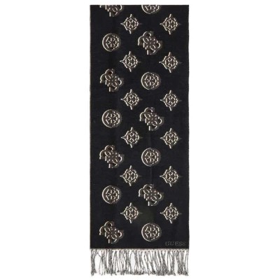 шал,ръкавици,шапки,и,шалове,guess,cresidia,ii,scarf,black,(black,logo)
