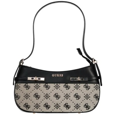 чанта,за,през,рамо,всички,чанти,guess,melinda,logo,shoulder,bag,black,(black,logo)