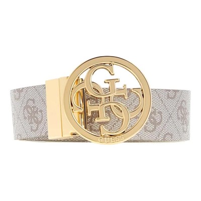 колан,колани,guess,noelle,adj,&,rev,belt,white,(dark,taupe)
