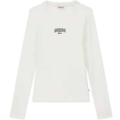 тениска,мъжки,тениски,дамски,тениски,guess,jeans,embro,slim,fit,long,sleeve,t,shirt,beige,(sandy,shore)