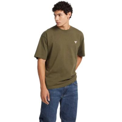 тениска,мъжки,тениски,дамски,тениски,guess,jeans,mini,triangle,short,sleeve,t,shirt,green,brown,(olive,light,green)