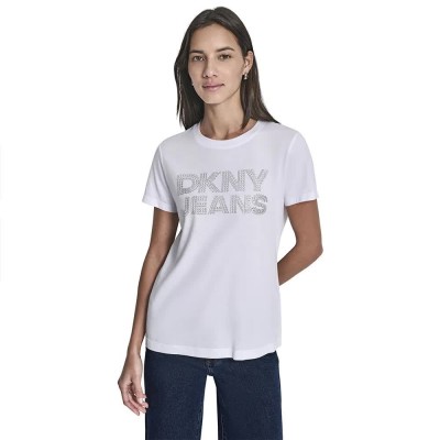 тениска,мъжки,тениски,дамски,тениски,dkny,dj6t1692,short,sleeve,t,shirt,white,(white,silver)