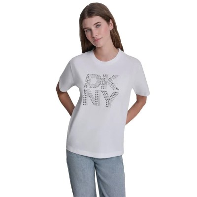 тениска,мъжки,тениски,дамски,тениски,dkny,dj6t1741,short,sleeve,t,shirt,white,(white,silver)