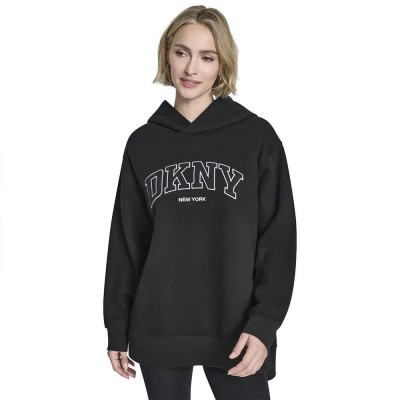 суичър,дамски,блузи,dkny,dp6t1564,hoodie,black,(black)