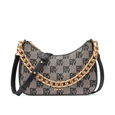 чанта,всички,чанти,dkny,jenna,demi,bag,grey,(black,logo,black)