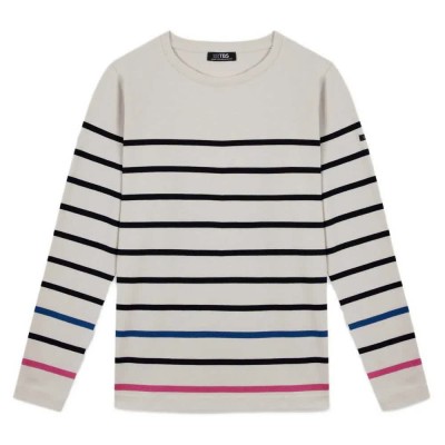 блуза,дамски,блузи,tbs,luisaron,sweatshirt,white,(craie,white)