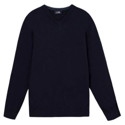 блуза,мъжки,пуловери,дамски,пуловери,tbs,malikver,v,neck,sweater,blue,(marine,blue)