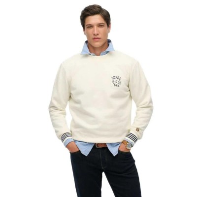 блуза,мъжки,пуловери,superdry,athletic,club,sweatshirt,white,(off,white)