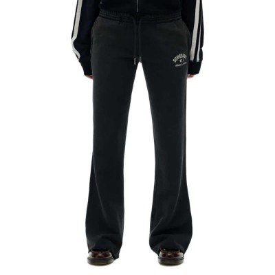 анцуг,дамски,панталони,superdry,athletic,embroidered,flare,sweat,pants,black,(eclipse,navy)