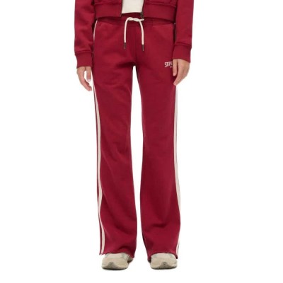 анцуг,дамски,панталони,superdry,athletic,stripe,flare,sweat,pants,red,(bordeaux,red)