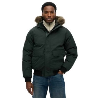 яке,мъжки,якета,дамски,якета,и,палта,superdry,everest,faux,fur,bomber,jacket,green,(cedar,dark,green)