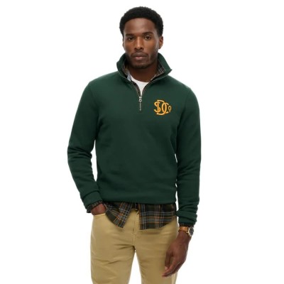 блуза,мъжки,пуловери,superdry,neon,half,zip,sweater,green,(enamel,green)