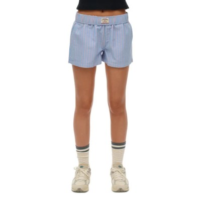 къси,панталони,дамски,панталони,superdry,stripe,elastic,shorts,blue,(blue,pink,stripe)