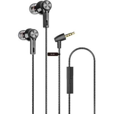слушалки,слушалки,qubo,eb,100gy,con,micrófono,jack,3.5,earphones,black,(gray)