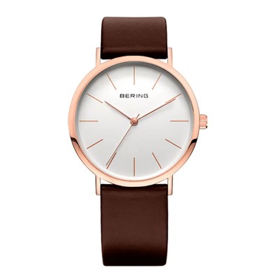 часовник,часовници,bering,13436,564,3atm,36mm,watch,brown,(white,sapphire)
