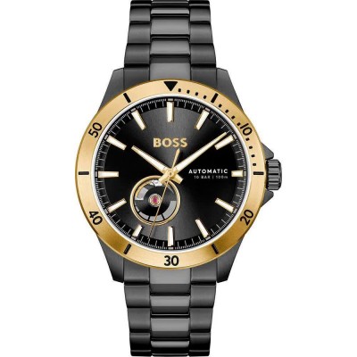 часовник,часовници,boss,1514203,10atm,42mm,watch,golden,(black,mineral)